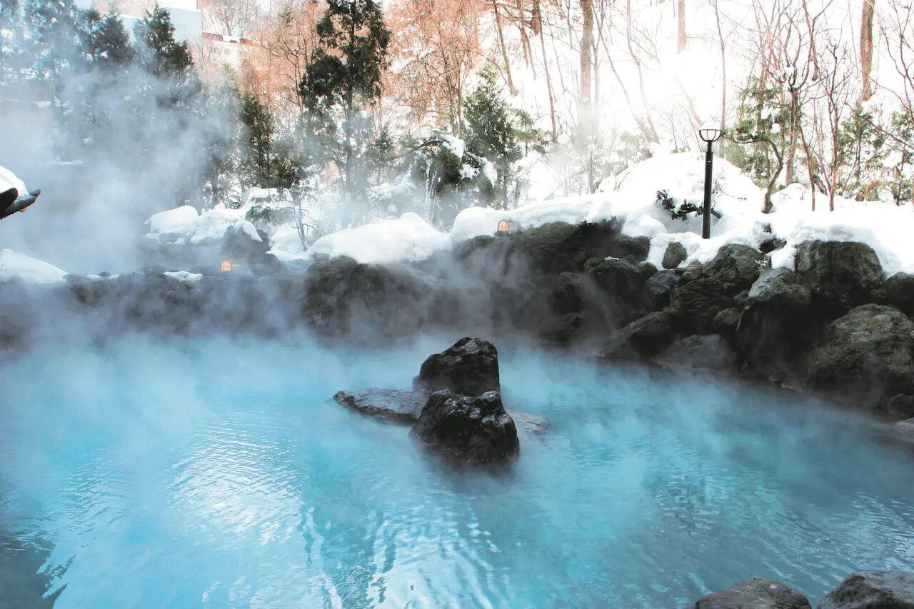 Take a Steamy Dip at Noboribetsu Onsen