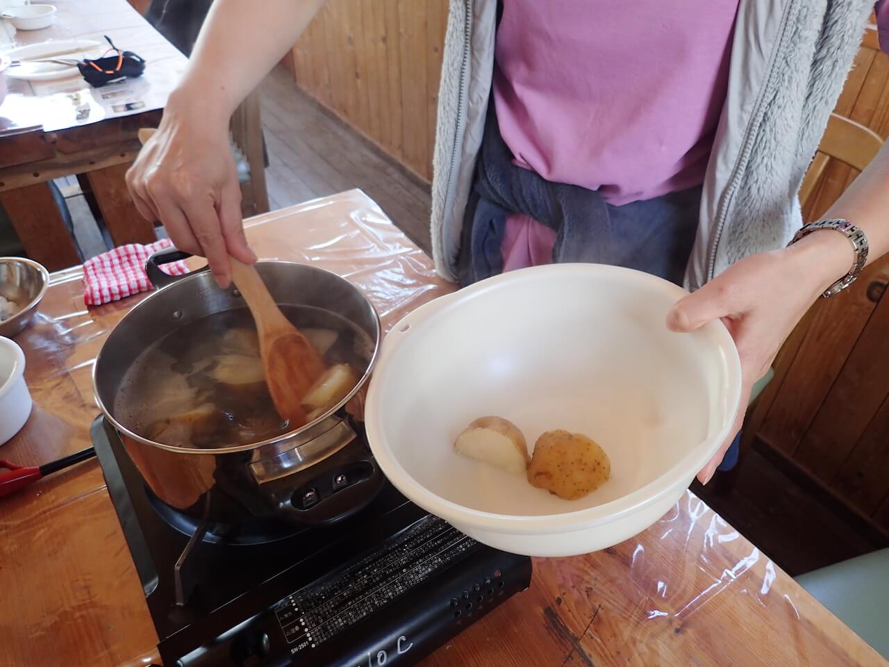 Imomochi and Butter Making in Niseko