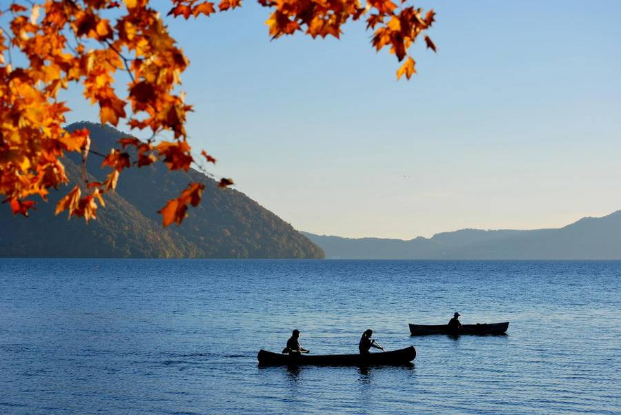 Embark on a Two-Hour Canoe Tour of Lake Toya