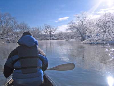Admire Hoar Frost Canoeing the Kushiro Wetland
