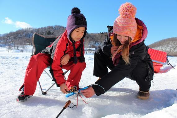Try Traditional Ice Fishing on Frozen Lake Sahoro
