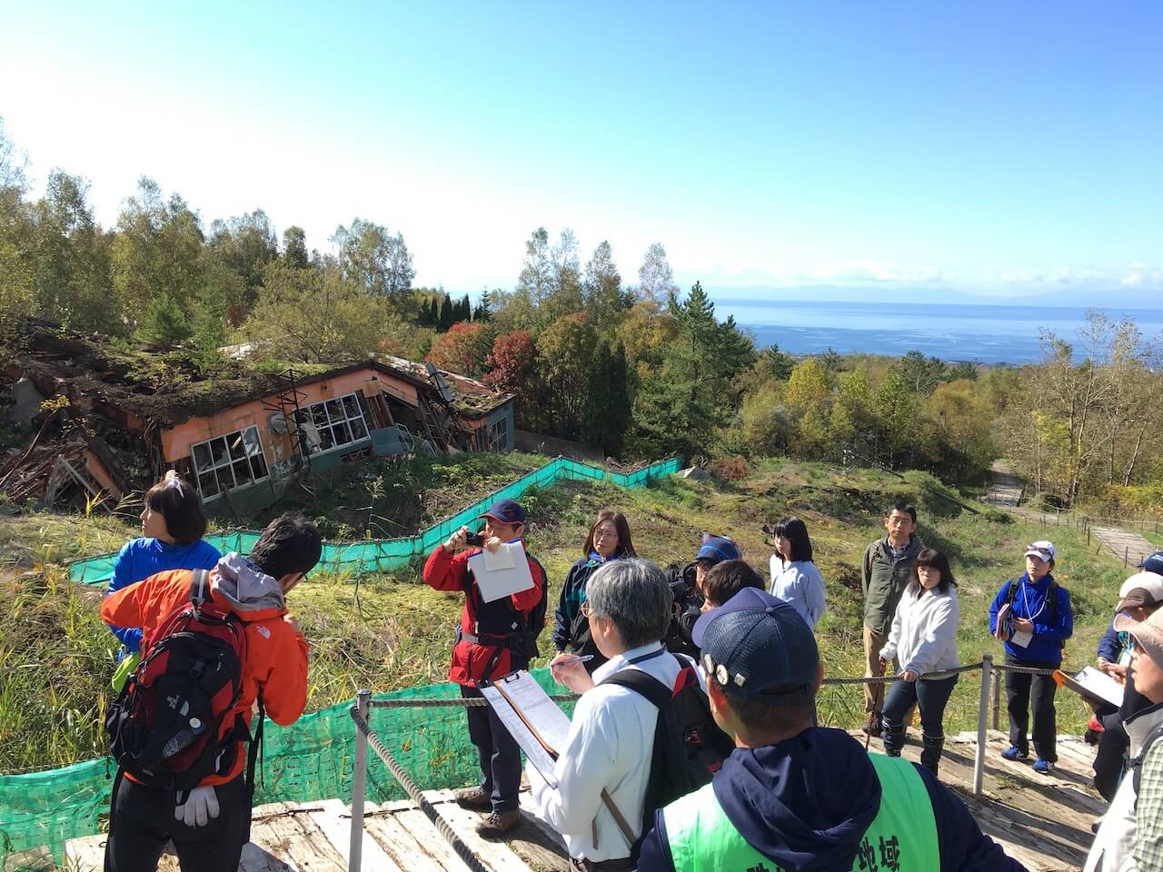 Mount Usu and Mount Nishiyama Base Crater Walkway: Time Travel Back to March 2000