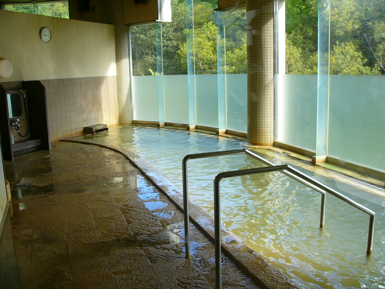 Day-Trip Hot-Spring Facility at Toyotomi Onsen – Hot springs with an oil content that makes the water gentle on the skin