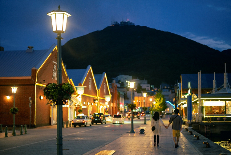 Relax in Hakodate, typical tourist destination in south Hokkaido
